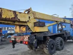 Автокран Челябинец КС-45721 Урал 4320 2007 года б/у фото 5