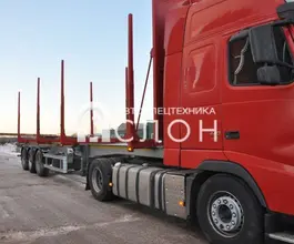 Полуприцеп-сортиментовоз Полуприцеп сортиментовозный односкатный 2025 года новый фото 2