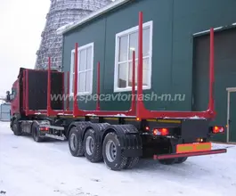 Полуприцеп-сортиментовоз Спецавтомаш Полуприцеп-сортиментовозный двускатный  новый