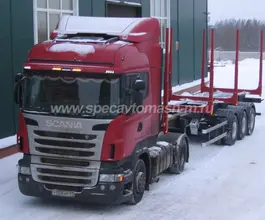 Полуприцеп-сортиментовоз Спецавтомаш Полуприцеп-сортиментовозный двускатный  новый фото 2