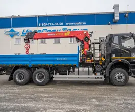 Самопогрузчик FAW 3250 с КМУ  2025 года новый
