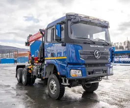 Тягач с КМУ Shacman SX42586V385 2025 года новый фото 4