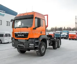 Тягач с КМУ MAN TGS 2021 года новый фото 2