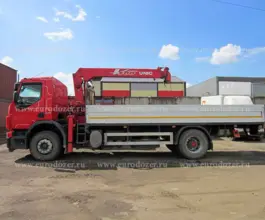 Самопогрузчик Volvo FE с КМУ  2007 года б/у фото 2