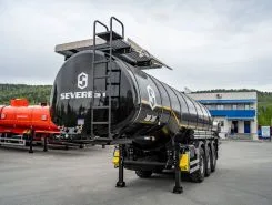 Полуприцеп битумовоз/нефтевоз ППЦ 26 м3  SEVEREST ППЦН 26КТ-32 УСТ 9465 2026 года новый фото 3