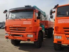 Самопогрузчик Камаз 43118 с КМУ HKTC 7016 2025 года новый фото 2