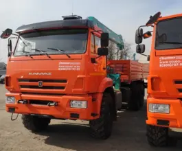 Самопогрузчик Камаз 43118 с КМУ HKTC 7016 2025 года новый фото 2