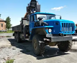 Самопогрузчик Урал 4320 с КМУ HORYONG 2018 года б/у фото 2