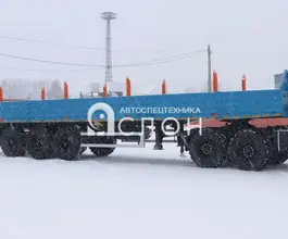 Бортовой Полуприцеп бортовой (длина 12 м, грузоподъемность 30 т, с кониками) 2025 года новый фото 2