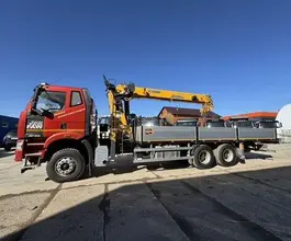 Манипулятор-самопогрузчик FAW J6P CA3250 с КМУ XCMG SQS300RU-5 2025 года новый фото 3