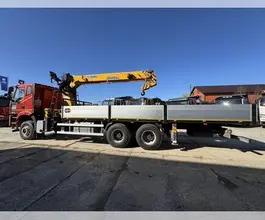 Манипулятор-самопогрузчик FAW J6P CA3250 с КМУ XCMG SQS300RU-5 2025 года новый фото 4