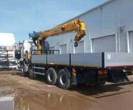 Манипулятор-самопогрузчик FAW CA3310 с КМУ XCMG SQS350RU-5 2026 года новый фото 2