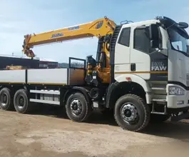 Манипулятор-самопогрузчик FAW CA3310 с КМУ XCMG SQS350RU-5 2026 года новый фото 3