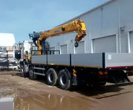 Манипулятор-самопогрузчик FAW CA3310 с КМУ XCMG SQS350RU-5 2026 года новый фото 2