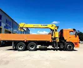 Манипулятор-самопогрузчик Камаз 65115 с КМУ XCMG SQS200-6 2026 года новый фото 2