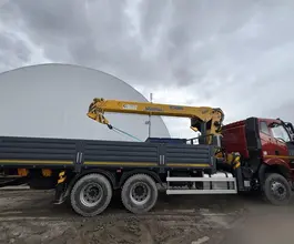 Манипулятор-самопогрузчик FAW J6P с КМУ XCMG SQS300RU-5 2026 года новый фото 5