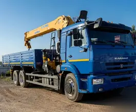 Манипулятор-самопогрузчик Камаз 65117 с КМУ XCMG SQS250RU-5 2026 года новый