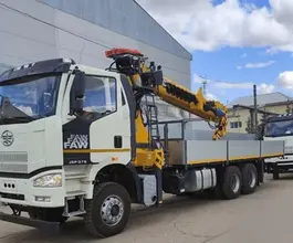 Манипулятор-самопогрузчик FAW J6P с КМУ XCMG SQS200-6 2026 года новый фото 3