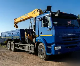 Манипулятор-самопогрузчик Камаз 65117 с КМУ XCMG SQS250RU-5 2026 года новый
