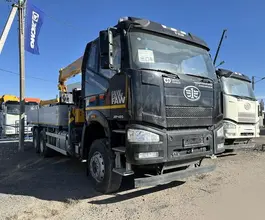 Манипулятор-самопогрузчик FAW J6P с КМУ XCMG SQS250RU-5 2026 года новый фото 3