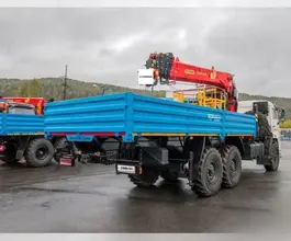 КАМАЗ 43118-50 с КМУ Palfinger Inman IT 200 2025 года новый фото 2