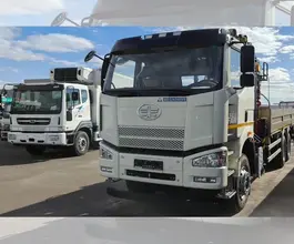 Манипулятор-самопогрузчик FAW J6P CA3250 с КМУ Инман IT 150 2024 года новый