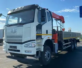 Манипулятор-самопогрузчик FAW J6P CA3250 с КМУ Prosper PR706 2024 года новый