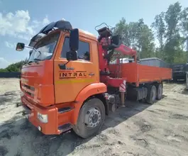 КАМАЗ 65115 с КМУ  2022 года б/у