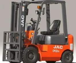 Вилочный погрузчик JAC CPCD15, грузоподъемность 1500 кг, дизельный/бензиновый двигатель  новый