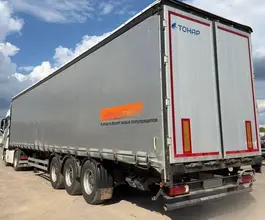 Тентованный полуприцеп Тентованный полуприцеп Тонар 9888 2024 года б/у фото 4