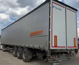 Тентованный полуприцеп Тентованный полуприцеп Тонар 9888 2024 года б/у фото 2