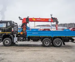 Самопогрузчик FAW 3250 с КМУ  2025 года новый фото 4