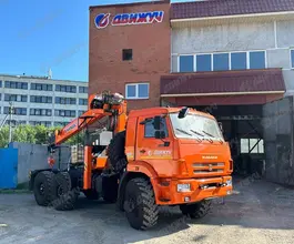 Тягач КАМАЗ 53504 с КМУ Hangil HGC 986 2026 года новый