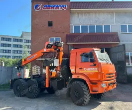 Тягач КАМАЗ 53504 с КМУ Hangil HGC 986 2026 года новый фото 2