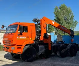 Тягач КАМАЗ 53504 с КМУ Hangil HGC 986 2026 года новый фото 3
