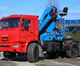Тягач КАМАЗ 43118 с КМУ Инман ИМ-240 2026 года новый