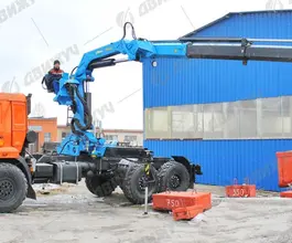 Тягач КАМАЗ 43118 с КМУ Инман ИМ-240 2026 года новый фото 2
