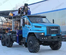 Тягач Урал 4320 NEXT с КМУ  2026 года новый фото 2