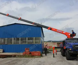 Шасси грузового автомобиля Урал NEXT с КМУ  2026 года новый фото 4