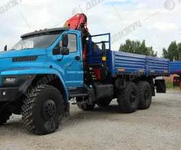 Шасси грузового автомобиля Урал NEXT с КМУ  2026 года новый фото 2