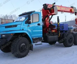 Тягач Урал Next 4320 с КМУ  2026 года новый фото 2