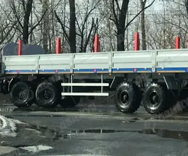 Бортовой полуприцеп ЧМЗАП 93853 2026 года новый фото 2
