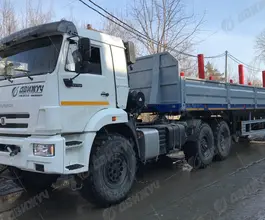 Бортовой полуприцеп ЧМЗАП 93853 2026 года новый фото 3