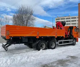 КАМАЗ 65115 с КМУ  2026 года новый фото 3