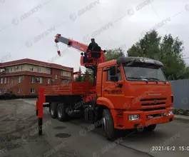 КАМАЗ 65115-50 с КМУ  2026 года новый фото 2