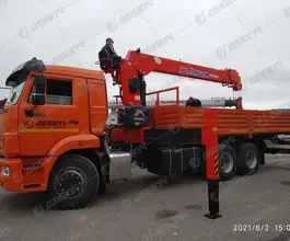 КАМАЗ 65115-50 с КМУ  2026 года новый фото 3