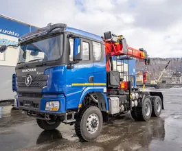 Тягач с КМУ Shacman SX42586V385 2025 года новый фото 3