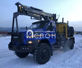 Лесовоз с КМУ Урал 5557 2025 года новый фото 3