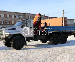 Самопогрузчик Урал 4320 NEXT с КМУ Palfinger PK18500A 2025 года новый фото 3