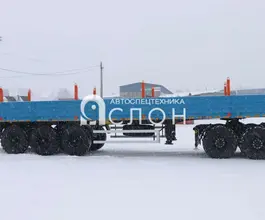 Бортовой Полуприцеп бортовой (длина 12 м, грузоподъемность 30 т, с кониками) 2025 года новый фото 3